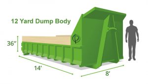 12 Yard Dump Body Dumpster Rentals.
