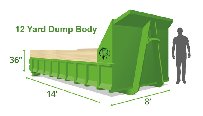 12 Yard Dump Body Dumpster